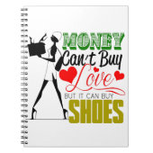 お金は愛靴を買うことができません ノートブック (正面)