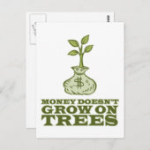 お金は木に生えない ポストカード (正面/裏面)