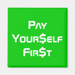 お金は自分で支払う マグネット