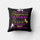 お金は馬買紫黄色 クッション (裏面)