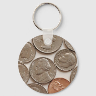 お金はKeychainを鋳造します キーホルダー