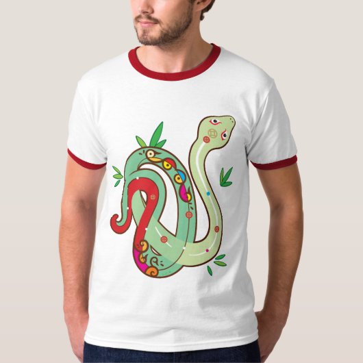 お金へび Tシャツ (正面)