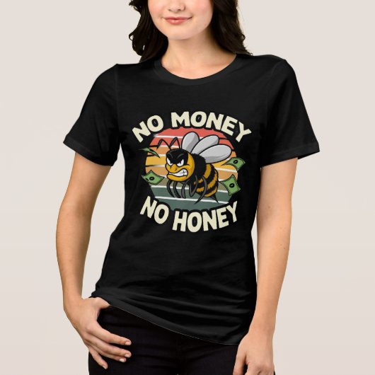 お金も蜂蜜も トライブレンドＴシャツ (正面)