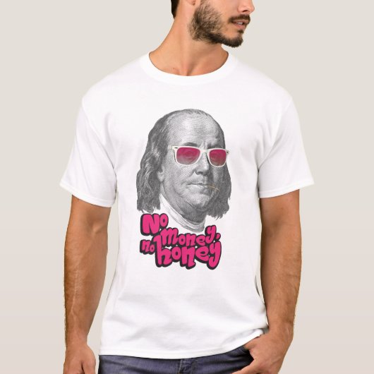 お金も蜂蜜も Tシャツ (正面)