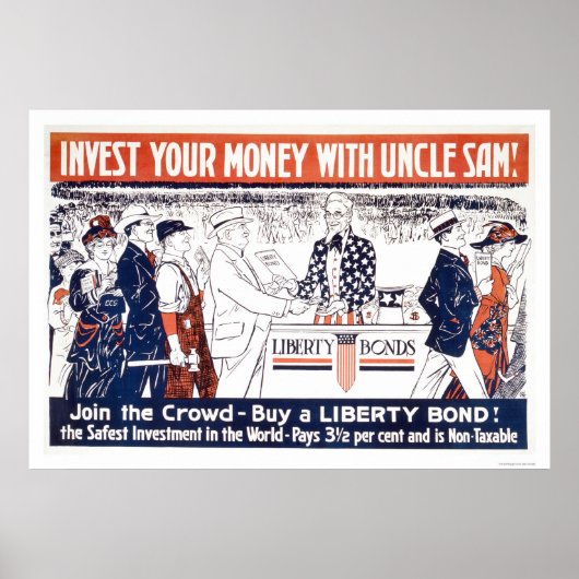 お金をアンクル・サムに投資 ポスター (正面)