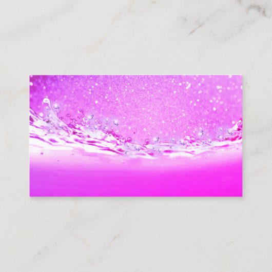 お金をピンク結婚色で寄付して欲しい 名刺 (裏面)