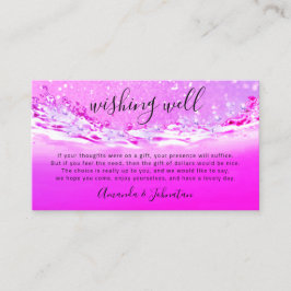 お金をピンク結婚色で寄付して欲しい 名刺