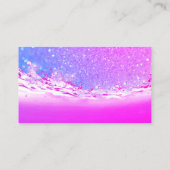 お金をピンク結婚色で寄付して欲しい 名刺 (裏面)