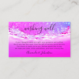 お金をピンク結婚色で寄付して欲しい 名刺