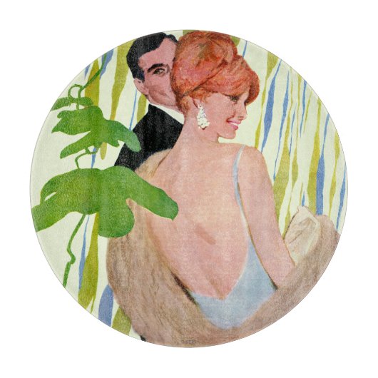 お金を思い浮かべる カッティングボード (正面)