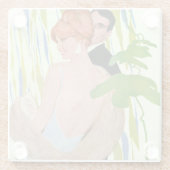 お金を思い浮かべる ガラスコースター (裏面)