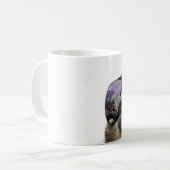 お金を思い浮かべる コーヒーマグカップ (正面左)