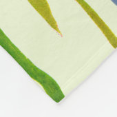 お金を思い浮かべる フリースブランケット (角)