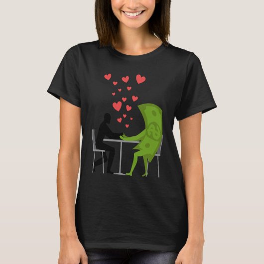 お金を愛する Tシャツ (正面)