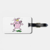 お金を持った豚 ラゲッジタグ (裏面横)