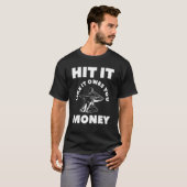 お金を持っているBlacksmithのようにヒット Tシャツ (正面フル)