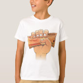 お金を握る Tシャツ (正面)