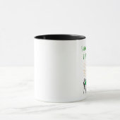 お金を見つける女性 マグカップ (中央)