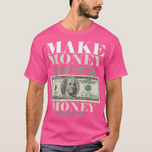 お金を1ドルの現金で仮想通貨を稼ぐ Tシャツ