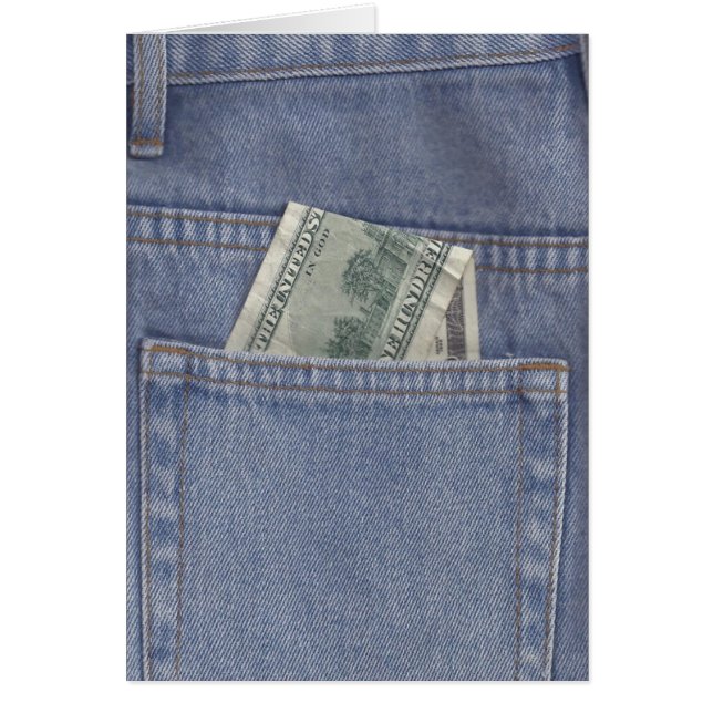 お金ギフトカードお金をポケットに (正面)