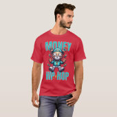 お金ヒップホップレトロ Tシャツ (正面フル)