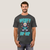 お金ヒップホップ少年 Tシャツ (正面フル)