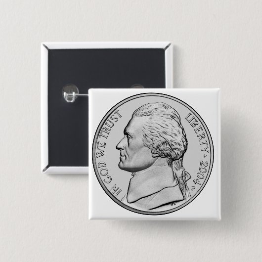 お金ボタン 缶バッジ (正面&裏面)