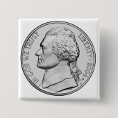 お金ボタン 缶バッジ (正面)