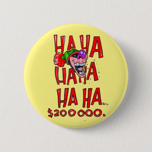 お金ボタン 缶バッジ (正面)