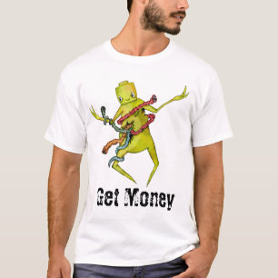 お金モンスターを得て下さい Tシャツ