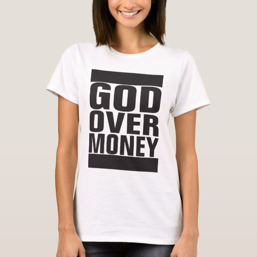 お金上の神 Tシャツ (正面)