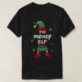 お金小妖精や小人クリスマスパジャマpjs一致ファミリーgr tシャツ (デザイン正面)