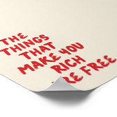 お金持ちになれるものは無料ポスター ポスター (角)