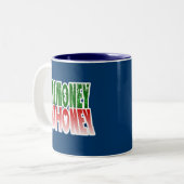 お金無し蜂蜜無し ツートーンマグカップ (正面左)