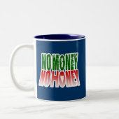 お金無し蜂蜜無し ツートーンマグカップ (左)