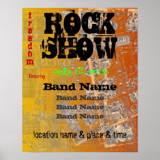 お金素晴らし融予算 ポスター (正面)