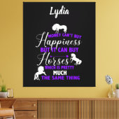 お金買は紫パーソナライズされた キャンバスプリント (インサイチュ (リビング))