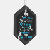 お金買は青 ガラスオーナメント (正面右)