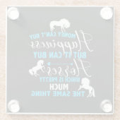 お金買は青 ガラスコースター (裏面)