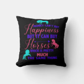 お金買は馬三色 クッション (正面)