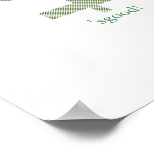 お金。「よくやった！ ポスター (角)