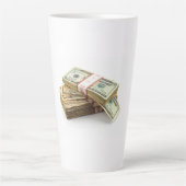 お金 カフェラテマグ (正面)