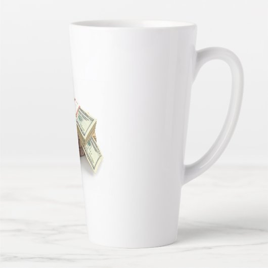 お金 カフェラテマグ (右)