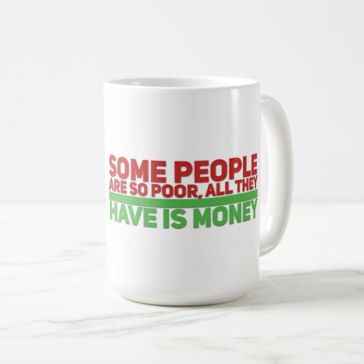 お金 – クラシックMug コーヒーマグカップ (正面右)
