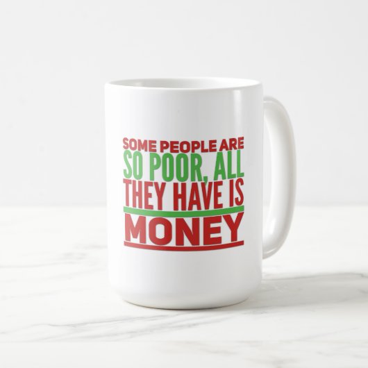 お金 – クラシックMug コーヒーマグカップ (正面右)