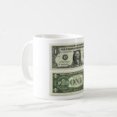 お金 コーヒーマグカップ (正面左)