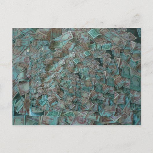 お金 ポストカード (正面)