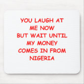 お金 マウスパッド (正面)