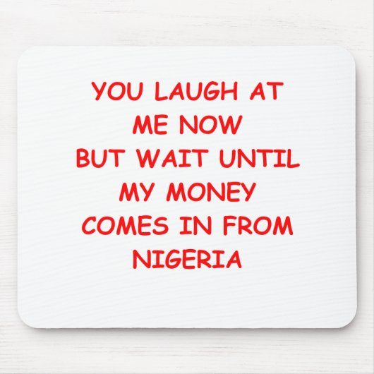 お金 マウスパッド (正面)