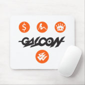 お金、可愛い人、力 マウスパッド (マウス)